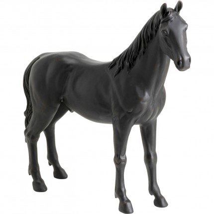 Deco black horse XL 82cm Kare Design