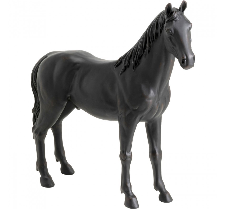 Woonaccessoires paard zwart XL 82cm Kare Design