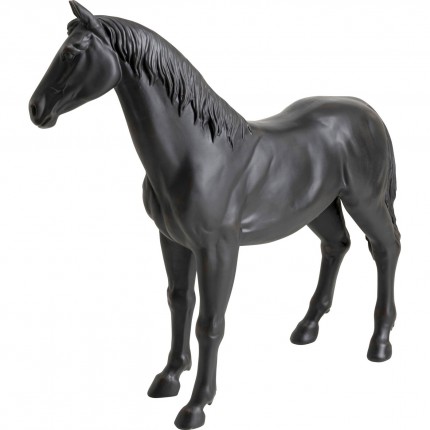 Deco black horse XL 82cm Kare Design