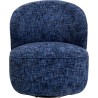 Fauteuil pivotant bleu foncé - Ellie - Kare Design