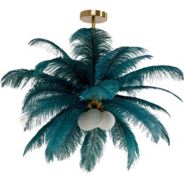 Suspension Feather Palm vert Ø87cm