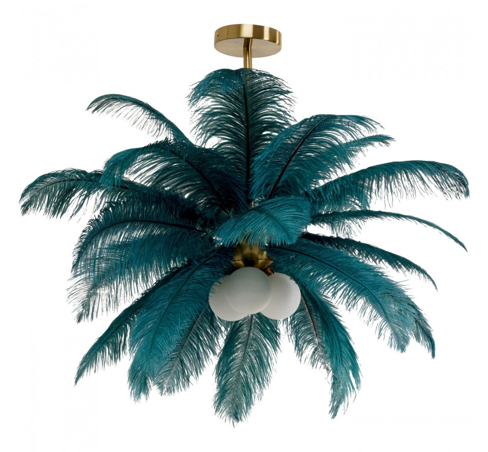 Suspension plumes vertes Kare Design