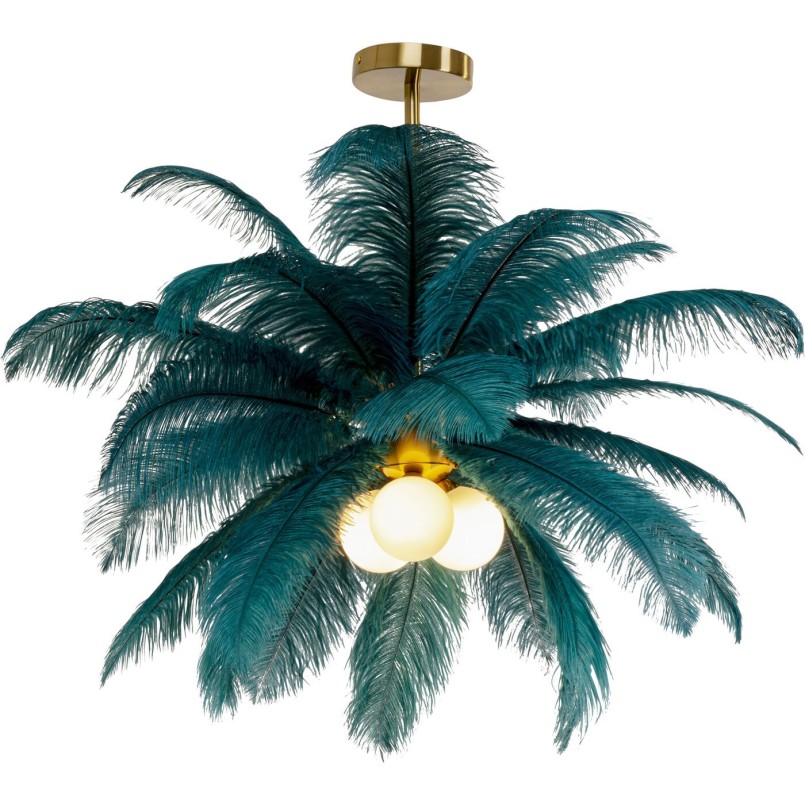 Suspension Feather Palm vert Ø87cm