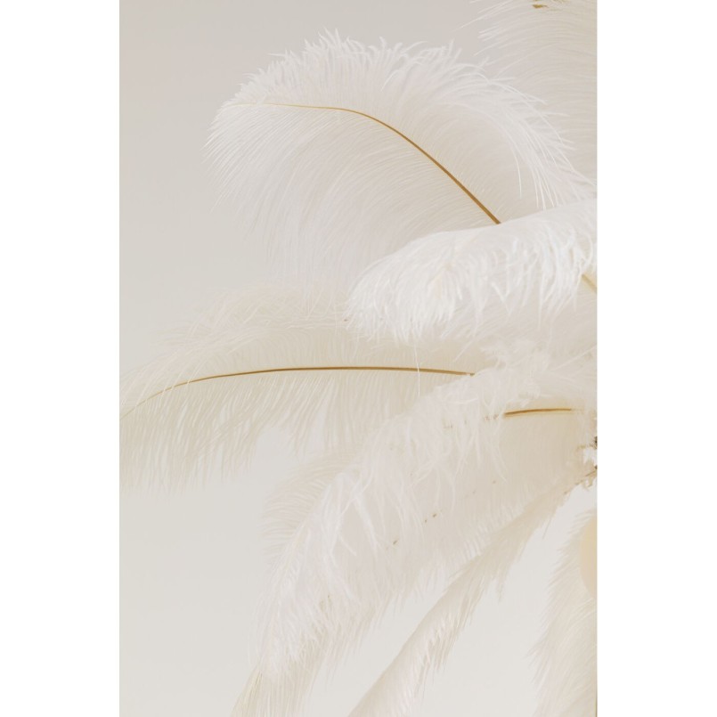Suspension Feather Palm blanc Ø87cm