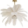 Suspension Feather Palm blanc Ø87cm