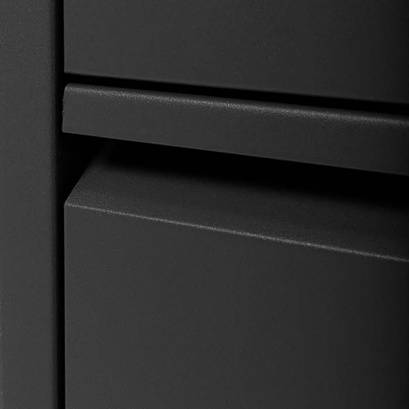Casier à chaussures noir 3+1 tiroirs - Caruso - Kare Design