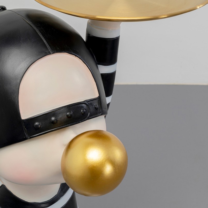 Table d'appoint garçon chewing-gum avec un plateau - Kare Design