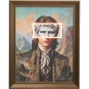 Tableau encadré LED Art Gentleman 80x100cm