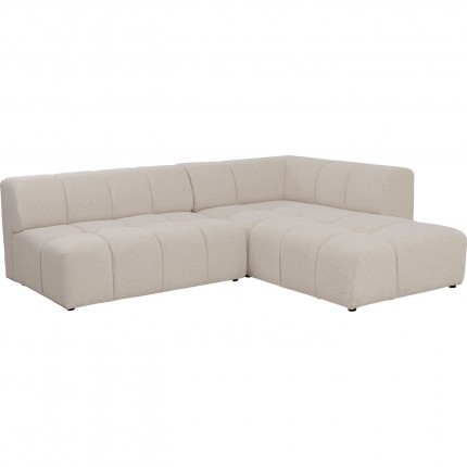 Hoekbank Belami creme rechts Kare Design
