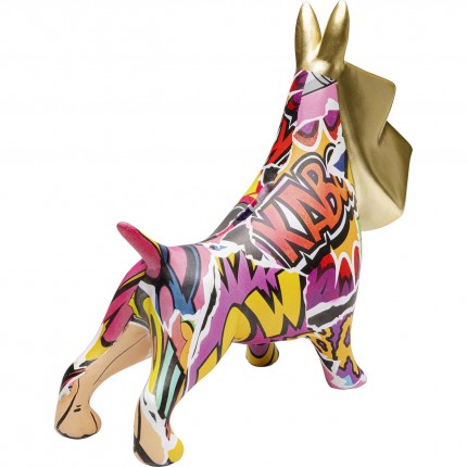 Deco gold dog graffiti Kare Design