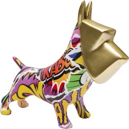Figurine décorative Graffiti Pixel Dog 35cm