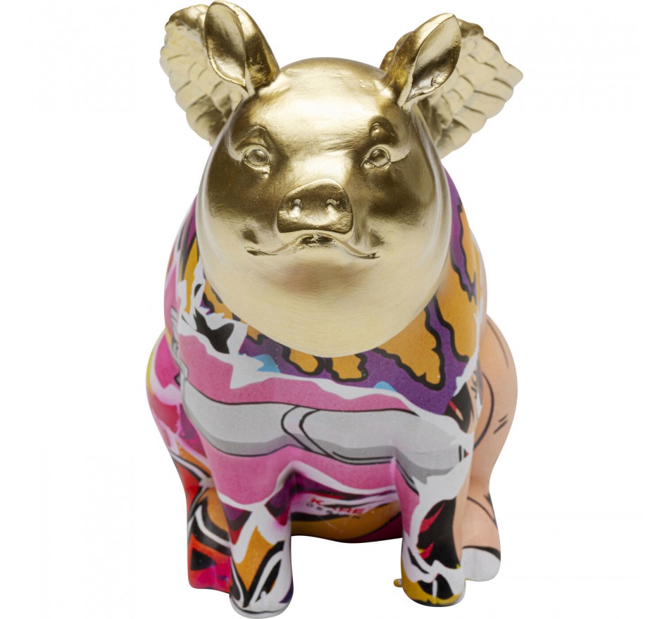 Woonaccessoires vliegend varken graffiti Kare Design