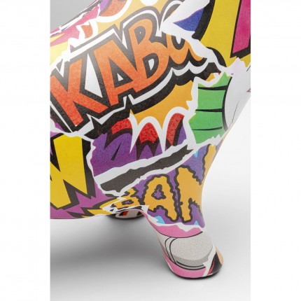 Money Box gold dog graffiti Kare Design