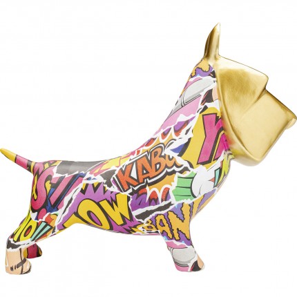 Money Box gold dog graffiti Kare Design