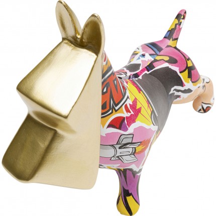 Money Box gold dog graffiti Kare Design