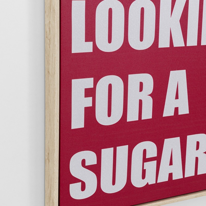 Tableau bordeaux et blanc - Sugar Baby - Kare Design