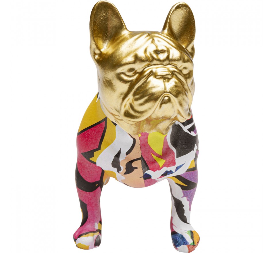 Woonaccessoires goud bulldog graffiti Kare Design