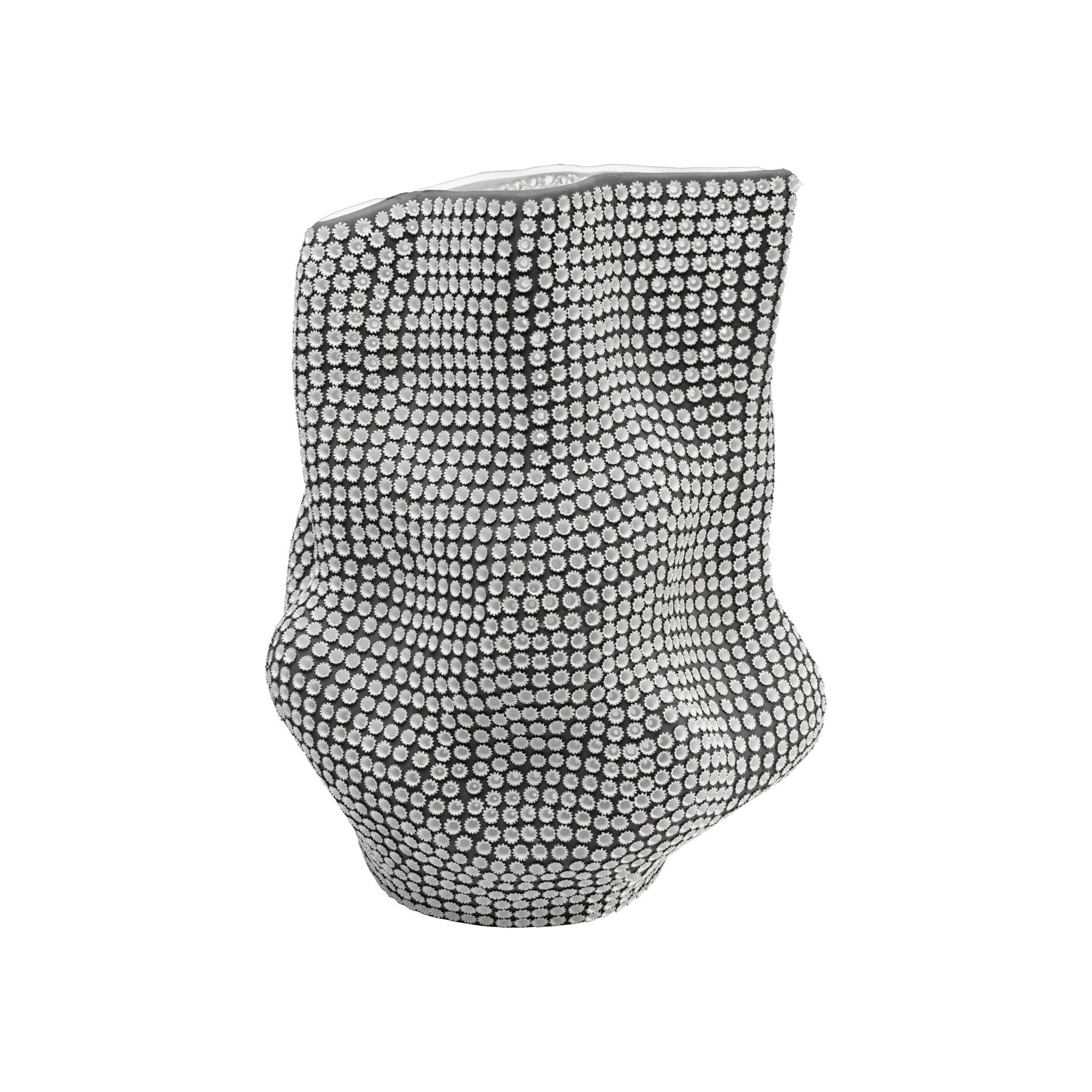 Vase décoratif Anemone noir 43cm