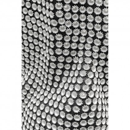 Vaas anemoon 43cm zwart en wit Kare Design