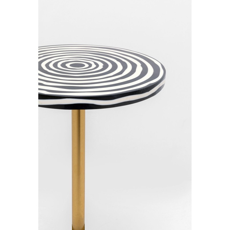 Bijzettafel Domero Swirl Ø25cm goud Kare Design