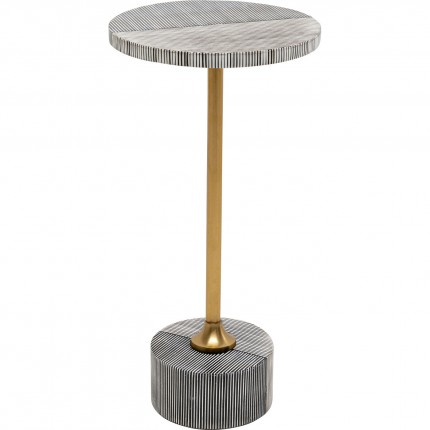 Table d'appoint Domero Double 25cm dorée Kare Design