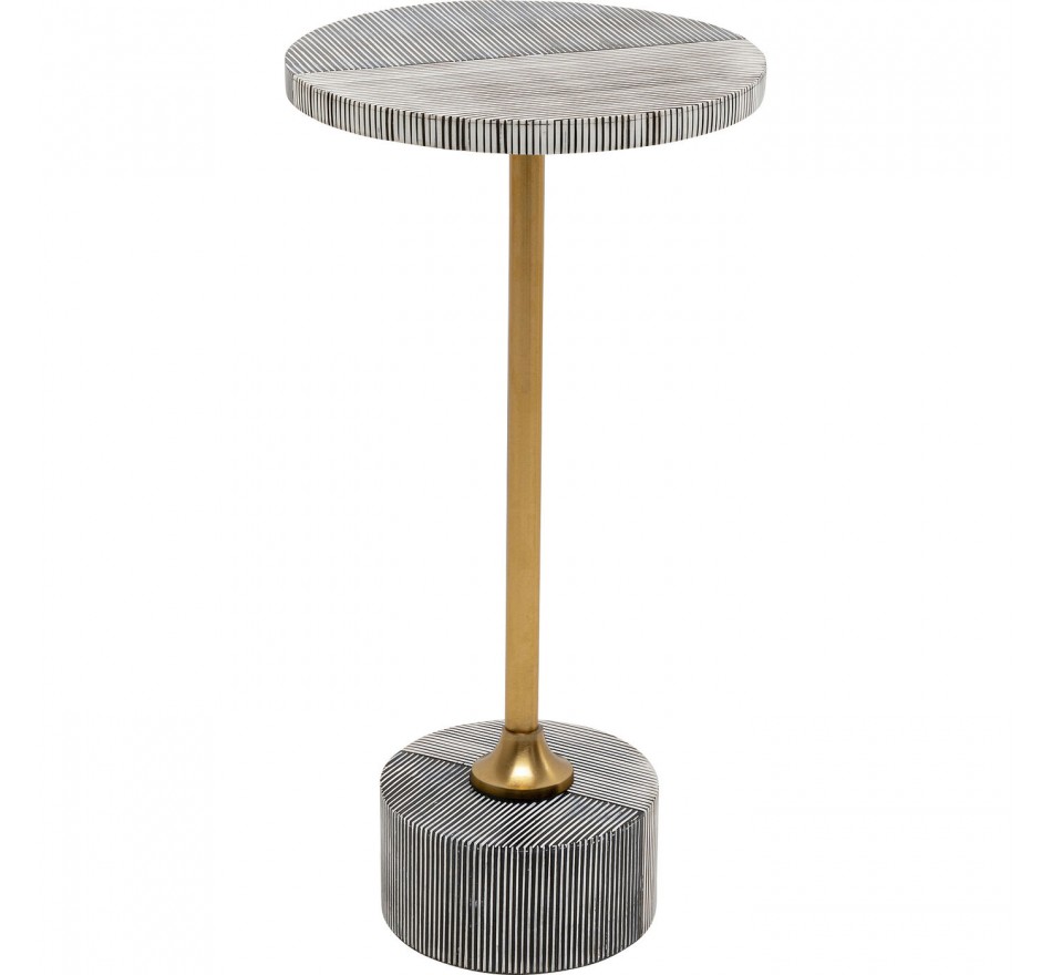 Bijzettafel Domero Double Ø25cm goud Kare Design