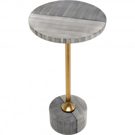 Bijzettafel Domero Double Ø25cm goud Kare Design