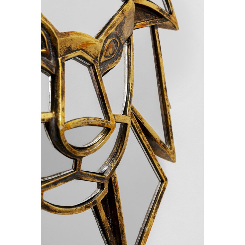 Objet mural  Lion Mirror 35cm