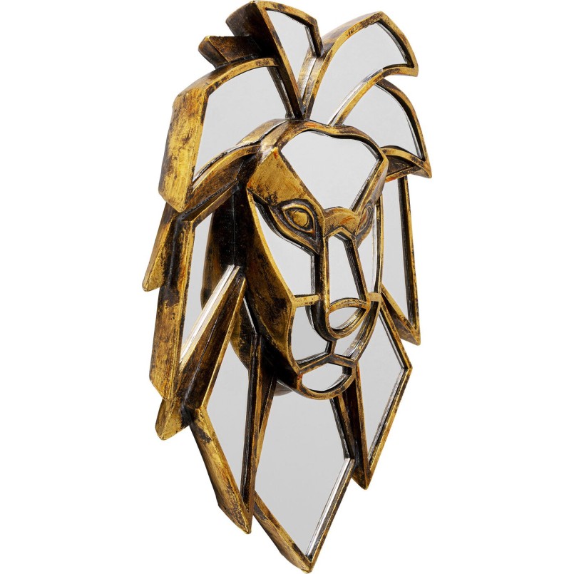 Objet mural  Lion Mirror 35cm
