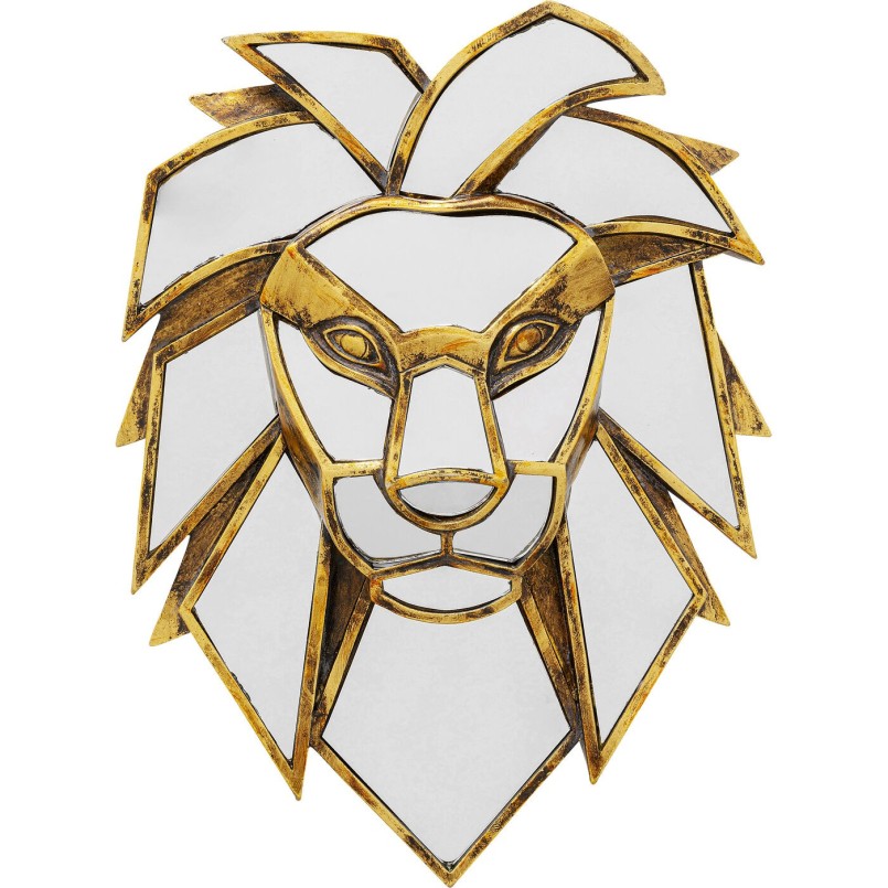 Objet mural  Lion Mirror 35cm