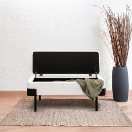 Black and white bench - Angelo - Kare Design