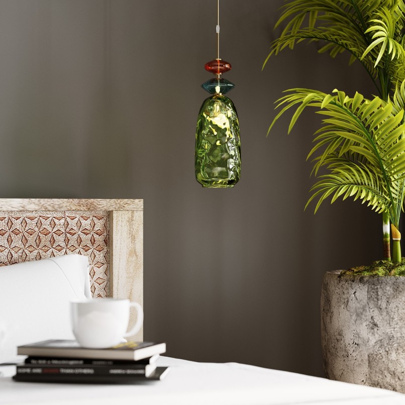 Lit ethnique en bois de manguier massif - Puro - Kare Design