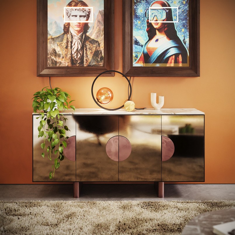 Canvas Picture LED Lisa 80x100cm Kare Design