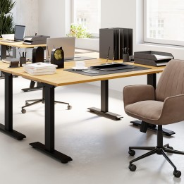 Bureau industriel en bois - Smart Symphony - Kare Design