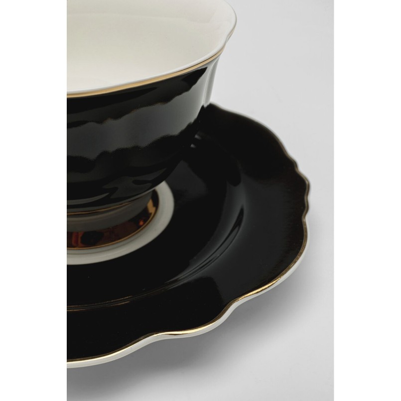 Tasse à café Harlequin noir (2 pcs.)