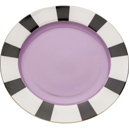 Assiette Harlequin violet Ø31cm