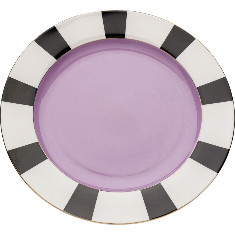 Assiette Harlequin violet Ø31cm