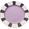 Assiette Harlequin violet Ø31cm