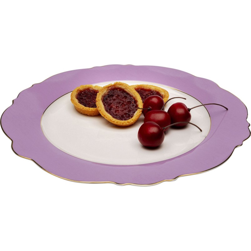 Assiette Harlequin violet Ø27cm