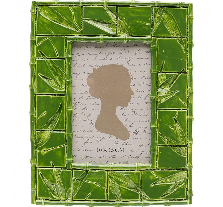 Fotolistj bamboe 19x23cm groen Kare Design