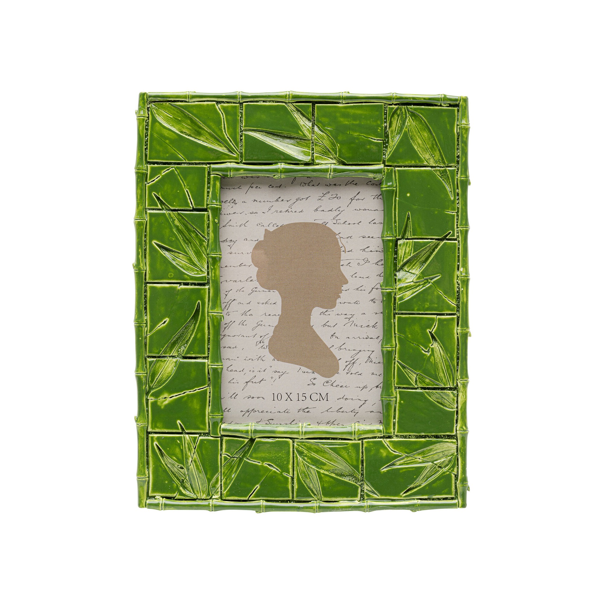 Cadre photo Leaf vert 10x15cm