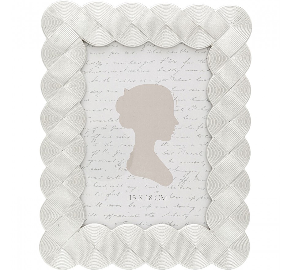 Fotolistj Chain 19x23cm zilver Kare Design