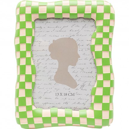 Fotolistj Checker 18x24cm groen Kare Design