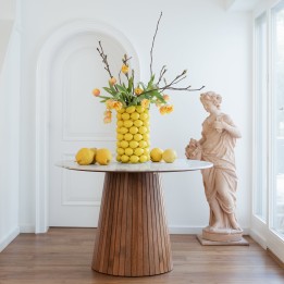 Porcelain lemon vase - Kare Design