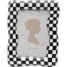Cadre photo Checker noir 13x18cm