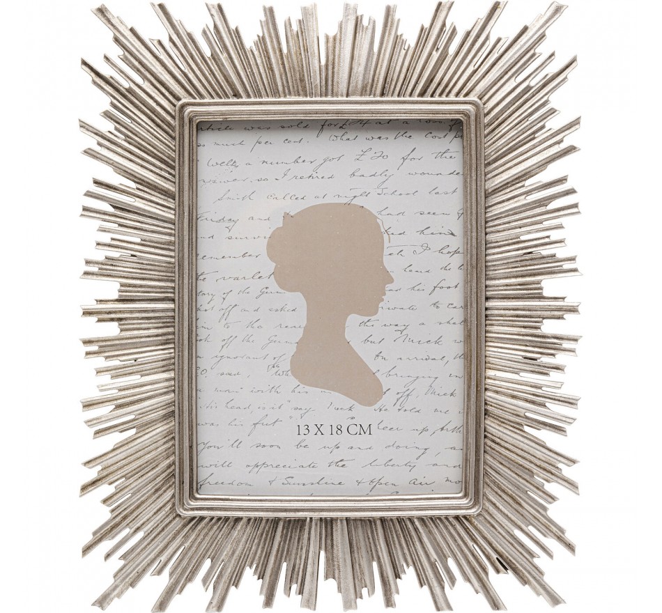 Cadre photo Beam argent 23x28cm Kare Design