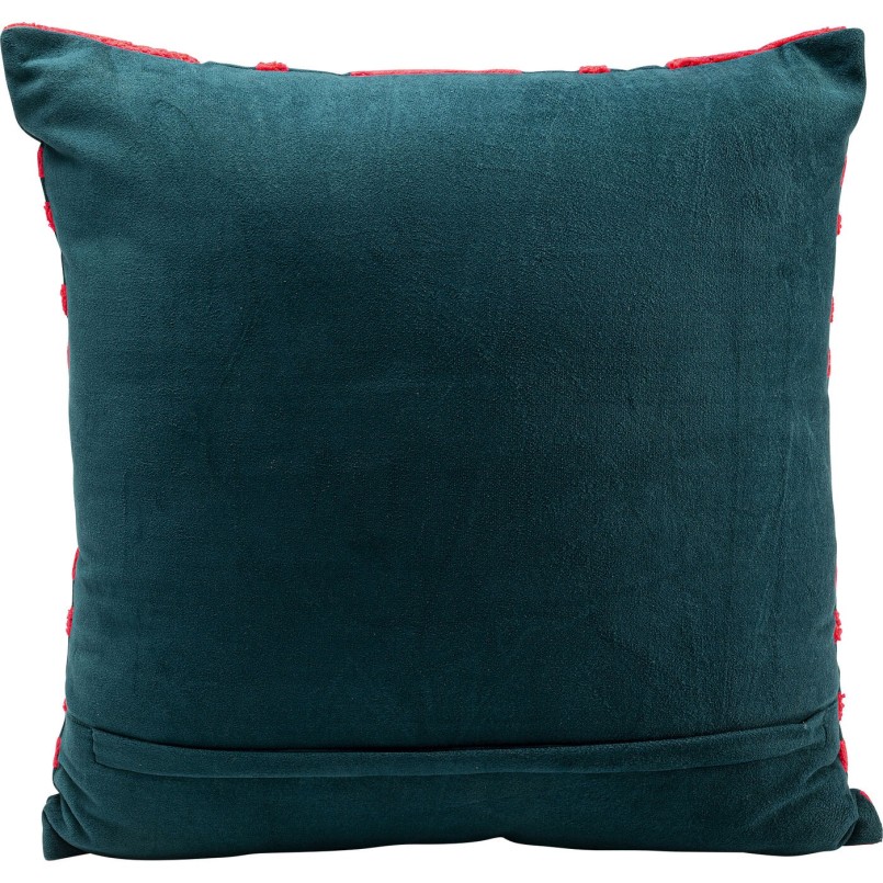 Coussin Chain fuchsia 45x45cm