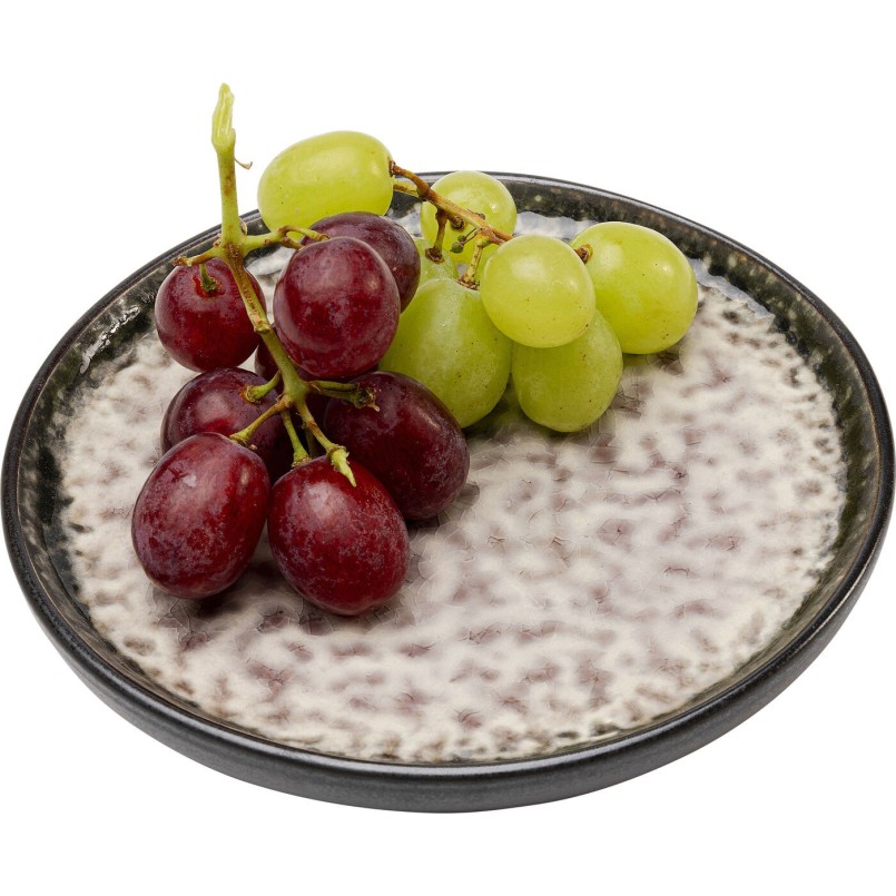 Assiette Soho gris Ø14cm