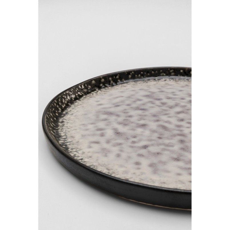 Assiette Soho gris Ø21cm