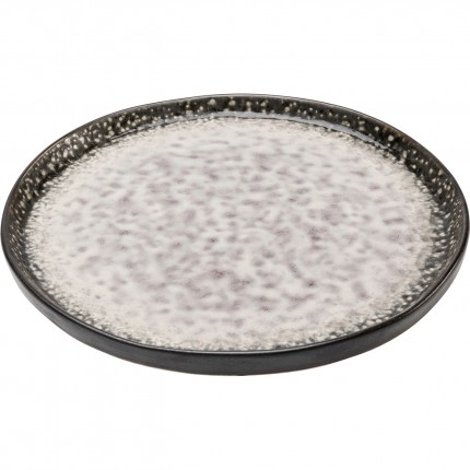 Plate Soho grey Ø21cm (4/set) Kare Design